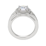 Load image into Gallery viewer, BOLD ROUND CUT MOISSANITE ENGAGEMENT RING