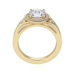 Load image into Gallery viewer, BOLD ROUND CUT MOISSANITE ENGAGEMENT RING