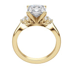 Load image into Gallery viewer, CALM CUSHION CUT MOISSANITE ENGAGEMENT RING