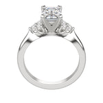 Load image into Gallery viewer, CALM EMERALD CUT MOISSANITE ENGAGEMENT RING
