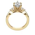 Load image into Gallery viewer, CALM MARQUISE CUT MOISSANITE ENGAGEMENT RING