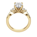 Load image into Gallery viewer, CALM OVAL CUT MOISSANITE ENGAGEMENT RING