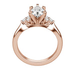 Load image into Gallery viewer, CALM PEAR CUT MOISSANITE ENGAGEMENT RING