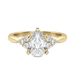 Load image into Gallery viewer, CALM PEAR CUT MOISSANITE ENGAGEMENT RING