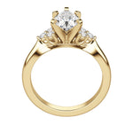Load image into Gallery viewer, CALM PEAR CUT MOISSANITE ENGAGEMENT RING
