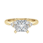 Load image into Gallery viewer, CALM PRINCESS CUT MOISSANITE ENGAGEMENT RING