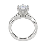 Load image into Gallery viewer, CHIC CLASSIC ROUND CUT MOISSANITE ENGAGEMENT RING