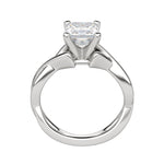 Load image into Gallery viewer, CHIC CLASSIC ASSCHER CUT MOISSANITE ENGAGEMENT RING