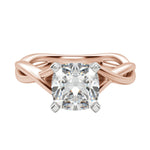 Load image into Gallery viewer, CHIC CLASSIC CUSHION CUT MOISSANITE ENGAGEMENT RING