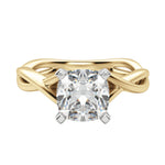 Load image into Gallery viewer, CHIC CLASSIC CUSHION CUT MOISSANITE ENGAGEMENT RING