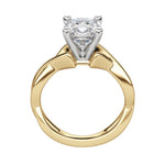 Load image into Gallery viewer, CHIC CLASSIC CUSHION CUT MOISSANITE ENGAGEMENT RING