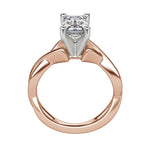 Load image into Gallery viewer, CHIC CLASSIC EMERALD CUT MOISSANITE ENGAGEMENT RING