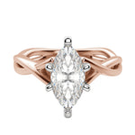Load image into Gallery viewer, CHIC CLASSIC MARQUISE CUT MOISSANITE ENGAGEMENT RING