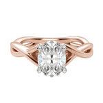 Load image into Gallery viewer, CHIC CLASSIC OVAL CUT MOISSANITE ENGAGEMENT RING