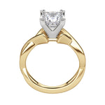 Load image into Gallery viewer, CHIC CLASSIC PRINCESS CUT MOISSANITE ENGAGEMENT RING