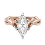 Load image into Gallery viewer, CHIC ACCENTED MARQUISE CUT ENGAGEMENT RING