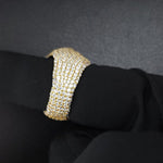 Load image into Gallery viewer, CROSS MADE IN 925 SILVER STUDDED WITH VVS COLORLESS MOISSANITE STONE HIPHOP RING