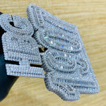 Load image into Gallery viewer, CUSTOM NUMBER/DATE BAGUETTE MOISSANITE HIP HOP CUSTOM BAIL PENDANT