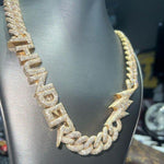 Load image into Gallery viewer, iced out cuban link chain