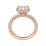 Load image into Gallery viewer, DAHL CUSHION CUT MOISSANITE ENGAGEMENT RING