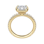 Load image into Gallery viewer, DAHL CUSHION CUT MOISSANITE ENGAGEMENT RING