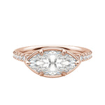 Load image into Gallery viewer, DAHL MARQUISE CUT MOISSANITE ENGAGEMENT RING