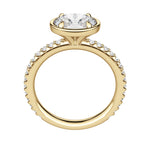 Load image into Gallery viewer, DAHL OVAL CUT MOISSANITE ENGAGEMENT RING