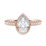 Load image into Gallery viewer, DAHL PEAR CUT MOISSANITE ENGAGEMENT RING