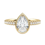 Load image into Gallery viewer, DAHL PEAR CUT MOISSANITE ENGAGEMENT RING