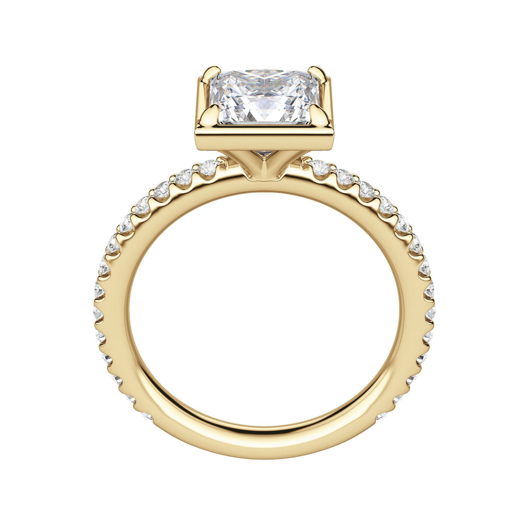 DAHL PRINCESS CUT MOISSANITE ENGAGEMENT RING