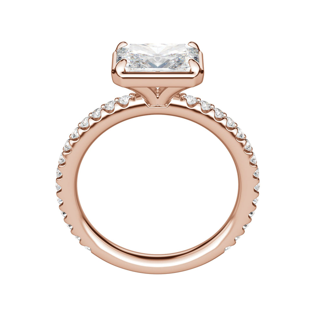 DAHL RADIANT CUT MOISSANITE ENGAGEMENT RING