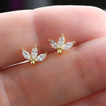 Load image into Gallery viewer, DAINTY MARQUISE CUT MOISSANITE EARRINGS FOR WOMEN