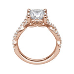 Load image into Gallery viewer, DITA PRINCESS CUT MOISSANITE ENGAGEMENT RING