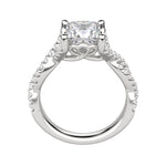 Load image into Gallery viewer, DITA PRINCESS CUT MOISSANITE ENGAGEMENT RING