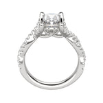 Load image into Gallery viewer, DITA RADIANT CUT MOISSANITE ENGAGEMENT RING
