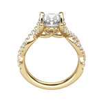 Load image into Gallery viewer, DITA RADIANT CUT MOISSANITE ENGAGEMENT RING
