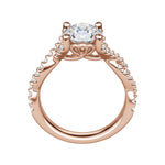 Load image into Gallery viewer, DITA ROUND CUT MOISSANITE ENGAGEMENT RING