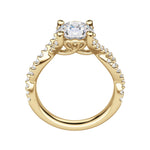 Load image into Gallery viewer, DITA ROUND CUT MOISSANITE ENGAGEMENT RING