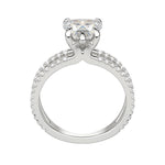 Load image into Gallery viewer, DUET ACCENTED HEART CUT MOISSANITE ENGAGEMENT RING