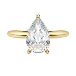 Load image into Gallery viewer, EAVE CLASSIC PEAR CUT MOISSANITE ENGAGEMENT RING
