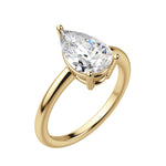 Load image into Gallery viewer, EAVE CLASSIC PEAR CUT MOISSANITE ENGAGEMENT RING