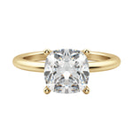 Load image into Gallery viewer, EAVE CLASSIC CUSHION CUT MOISSANITE ENGAGEMENT RING