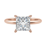 Load image into Gallery viewer, EAVE CLASSIC PRINCESS CUT MOISSANITE ENGAGEMENT RING