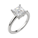 Load image into Gallery viewer, EAVE CLASSIC PRINCESS CUT MOISSANITE ENGAGEMENT RING