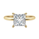 Load image into Gallery viewer, EAVE CLASSIC PRINCESS CUT MOISSANITE ENGAGEMENT RING