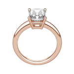Load image into Gallery viewer, EAVE CLASSIC RADIANT CUT MOISSANITE ENGAGEMENT RING