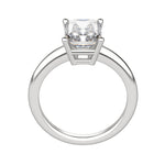Load image into Gallery viewer, EAVE CLASSIC RADIANT CUT MOISSANITE ENGAGEMENT RING