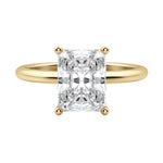 Load image into Gallery viewer, EAVE CLASSIC RADIANT CUT MOISSANITE ENGAGEMENT RING