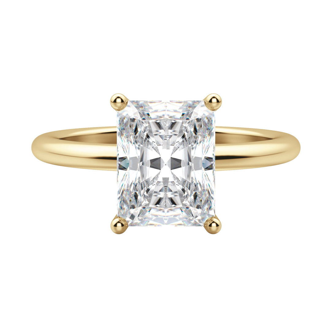EAVE CLASSIC RADIANT CUT MOISSANITE ENGAGEMENT RING