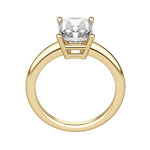 Load image into Gallery viewer, EAVE CLASSIC RADIANT CUT MOISSANITE ENGAGEMENT RING